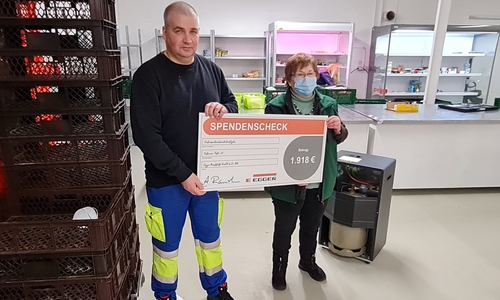 Die Gifhorner Tafel freut sich über einen Spendenscheck in Höhe von 1.918 Euro.