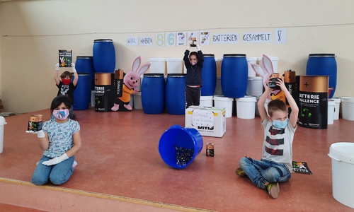 Die Zwischenstände der Sammlung wurden von den Kindern präsentiert.