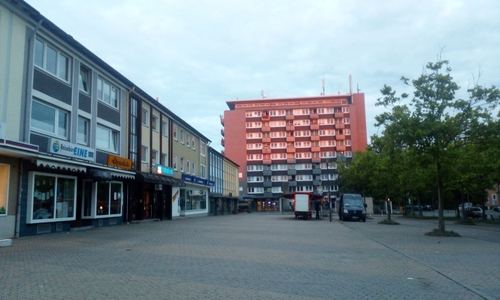 Der Marktplatz in Jürgenohl. Archivbild.