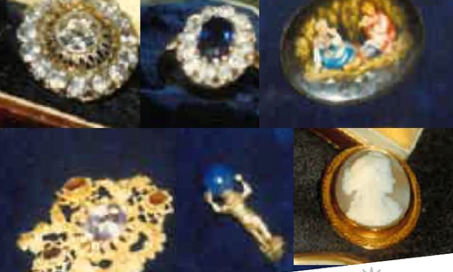Wer hat diesen Schmuck gesehen?
