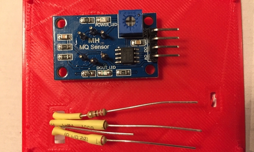 Das Herzstück des Luftgüterwarners ist ein Arduino-Board.