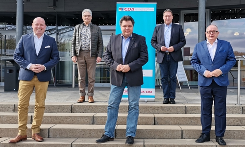 Von links: Holger Bormann, Herbert Theissen, Uwe Schäfer, Uwe Lagosky und Andreas Meißler.