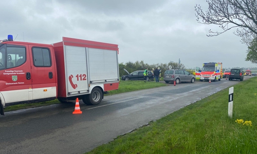 Die Feuerwehr musste nur kleinere Aufgaben am Unfallort übernehmen. 