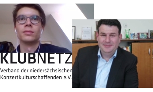 Hubertus Heil sprach mit der Arbeitsgemeinschaft niedersächsischer Open-Airs und dem Refuse Festival Peine über die Unterstützung für Musikfestivals. 