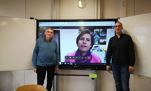 Von links: Jürgen Wuttig, Schulleiterin Sandra Feuge, und stellvertretender Schulleiter Dirk Raecke.