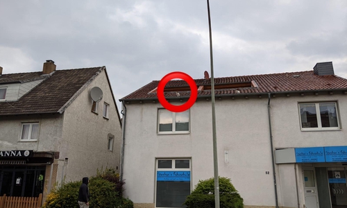 Vielleicht wollte er einfach nur die Aussicht genießen...