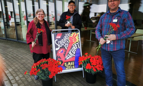 Von links nach rechts Nanni Rietz-Heering, Frank Raabe-Lindemann und Markus Ritter.