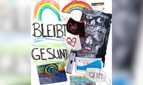 Corona-Objekte aus der Sammlung des Stadtmuseums. 