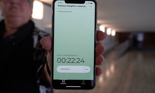 In Salzgitter kann nun die Luca App verwendet werden.
