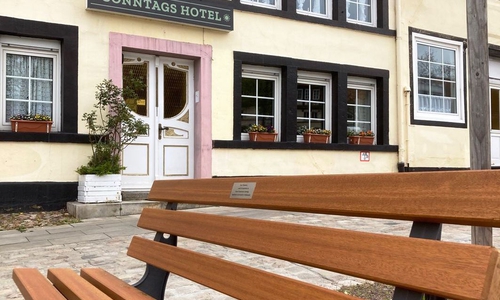 Bank auf dem Holzberg.