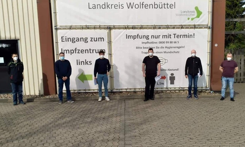 Die ersten Impftermine für die Feuerwehren der Stadt Wolfenbüttel standen an.