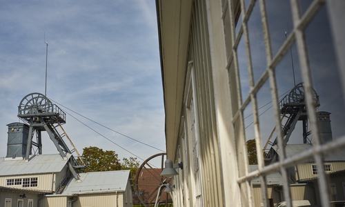 Der Förderturm vom Schacht Kaiser-Wilhelm in Clausthal-Zellerfeld. 