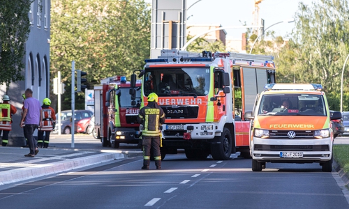 Die Feuerwehr wurde zu einem Kellerbrand in die Bruchmachtersenstraße gerufen.