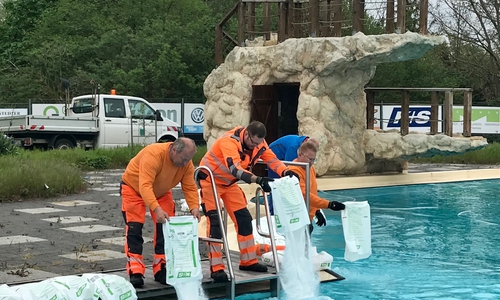 Das Salz sorgt für ein Badevergnügen wie an der Ostsee.