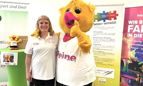 Petra Ernst mit dem "Uhlinchen".