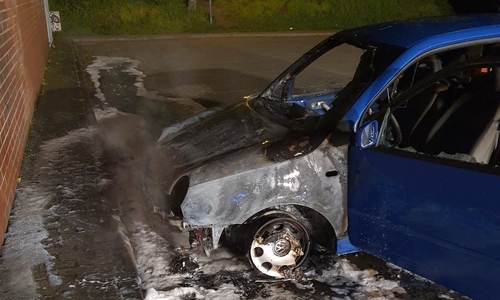Das Feuer brauch im Motorraum aus.