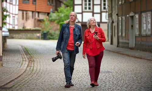 Auf der Suche nach den Glücksorten.