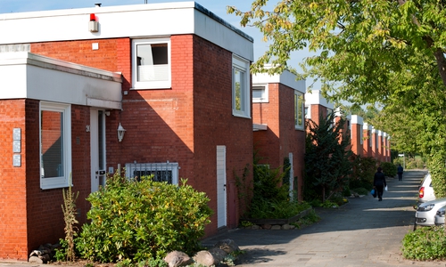 Blick in eine der Teppichsiedlungen in Detmerode.