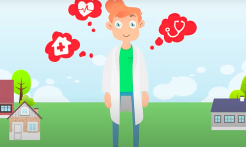 Medizinstudent Malte erklärt die Vorteile des Mentoring-Programmes.