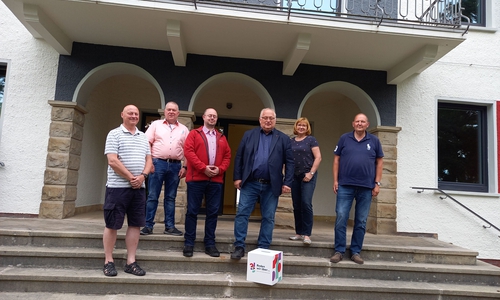Von links: Klaus-Jürgen Herzberg (Schriftführer), Heiko Jordan (Stellvertreter), Boris Jülge (Stellvertreter), Gunter Wachholz (Vorsitzender) , Ute Steffen (Stellvertreterin) und Uwe Weddige (Stellvertreter). 