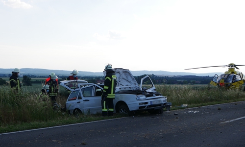 Auch der Rettungshubschrauber war vor Ort.