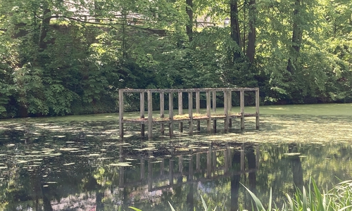 "Die Brücke" ist dem Verfall ausgesetzt.