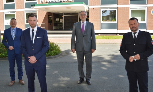 Michael Pientka, Christian Priebe, Volker Warnecke und Markus Iwa.