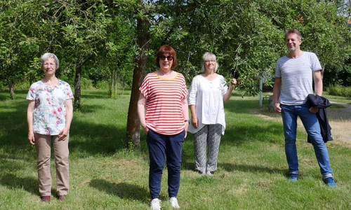 Elke Bartels, Beate May, Heidrun Lippold und Hans-Henning Gerberding. 