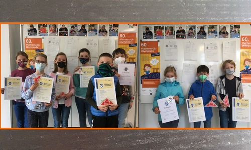Marlene, Greta, Frieda, Leonie, Bent, Alexander, Karoline, Julian, Maximilian (v. li.).