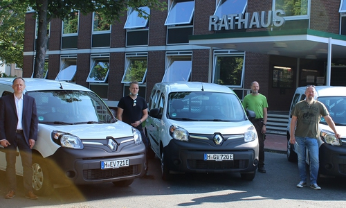 Die Stadt Peine erweitert Fuhrpark klimafreundlich mit weiteren E-Fahrzeugen.