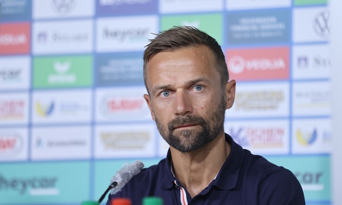 Eintrachts Trainer Michael Schiele. Archivbild