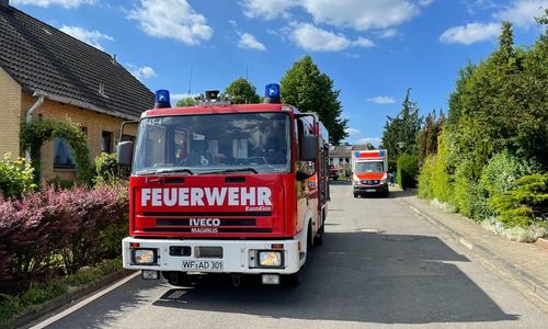 Am heutigen Sonntagnachmittag musste die Feuerwehr Ahlum zu einem Gasleck ausrücken.