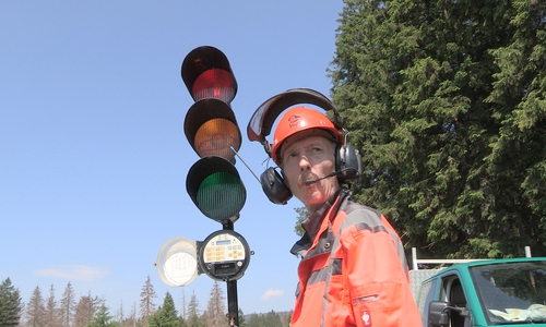 Die B27 bei Bad Lauterberg muss gesperrt werden.