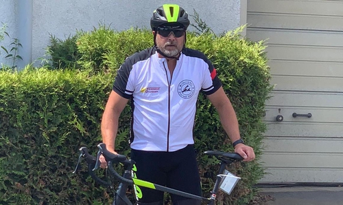 Tino Hollmann trat bei der Feuerwehr-DM an