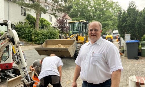 Entricon-Projektsteuerer Norman Vogel blickt optimistisch auf eine möglichst reibungslose Bauphase am Steimker Berg.