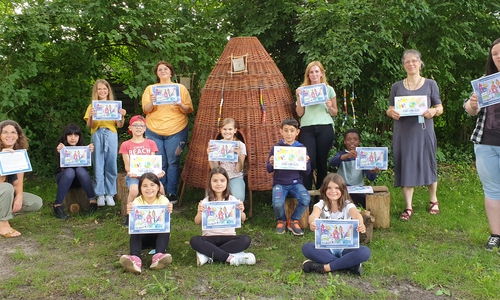 Die Kinder der Heidgartenschule griffen das neue Angebot mit viel Freude auf