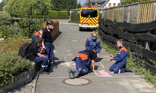Die Kinder und Jugendlichen mussten im Rahmen des Marsches verschiedene Aufgaben erfüllen.