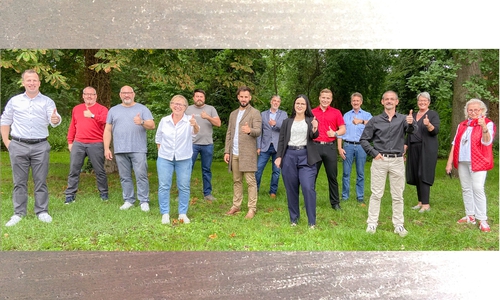 Einige der Kandidaten für die Ortsräte und den Gemeinderat.