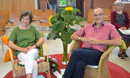Der Ehrenplatz von Kerstin Kawa und Günther Kampen. 