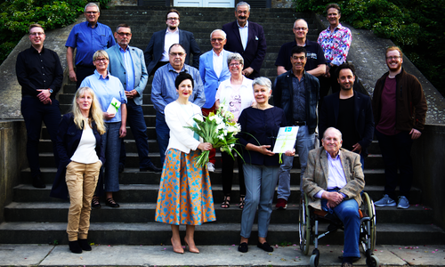 Sören Denecke, Herbert Hepke, Simone Arndt, Hilke Rosenthal, Hendrik Wolf-Doettinchem, Jan-Sören Lühr, Helmut Krzywdzinski, Immacolata Glosemeyer, Dr. Wolfram Klose, Antonio Zanfino, Angelika Jahns, Ulrike Härtel, Frank Helmut Zaddach, Abdallah Zaibi, Jens Melsa, Thorsten Vogel, Marco Puddu und Kevin Kloth (v. li.).