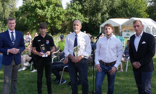 Leon Bischoff, Nico Förster (Sportler des Jahres), Peter Waldmann (Wasserballer des Jahres), Kristopher Wilkens, Maurice Waldmann