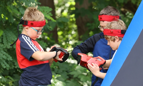 Die Kinder hatten ihren Spaß.