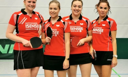 Die Tischtennisdamen vom SSV Neuhaus.