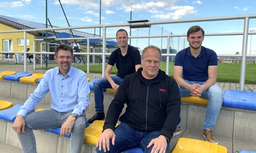 Cornelius Bölsing, Björn Brandes, Niels Dreher und Vincent Schwarz (v. li.).