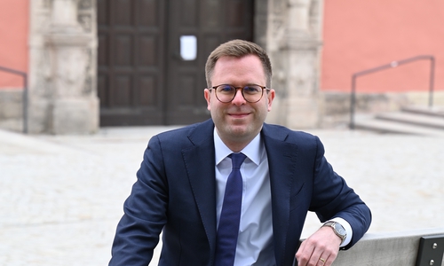 Der CDU-Bürgermeisterkandidat Adrian Haack. 