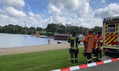 Am Salzgittersee kam es am Mittag zu einem größeren Einsatz