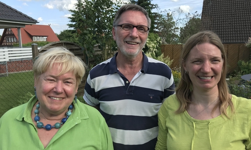 Von links: Monika Berkhan, Hermann Berkhan und Lisbeth Kunz. 