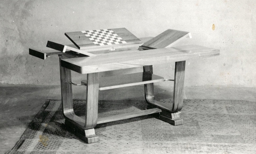 Der Verwandlungstisch wird zum Spieltisch.