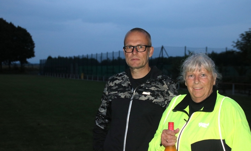 Die beiden Sieger Mattias Band und Heidrun Jung.