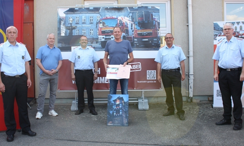 Dieter Bothe wurde von der Feuerwehr Goslar in den Ruhestand verabschiedet.
